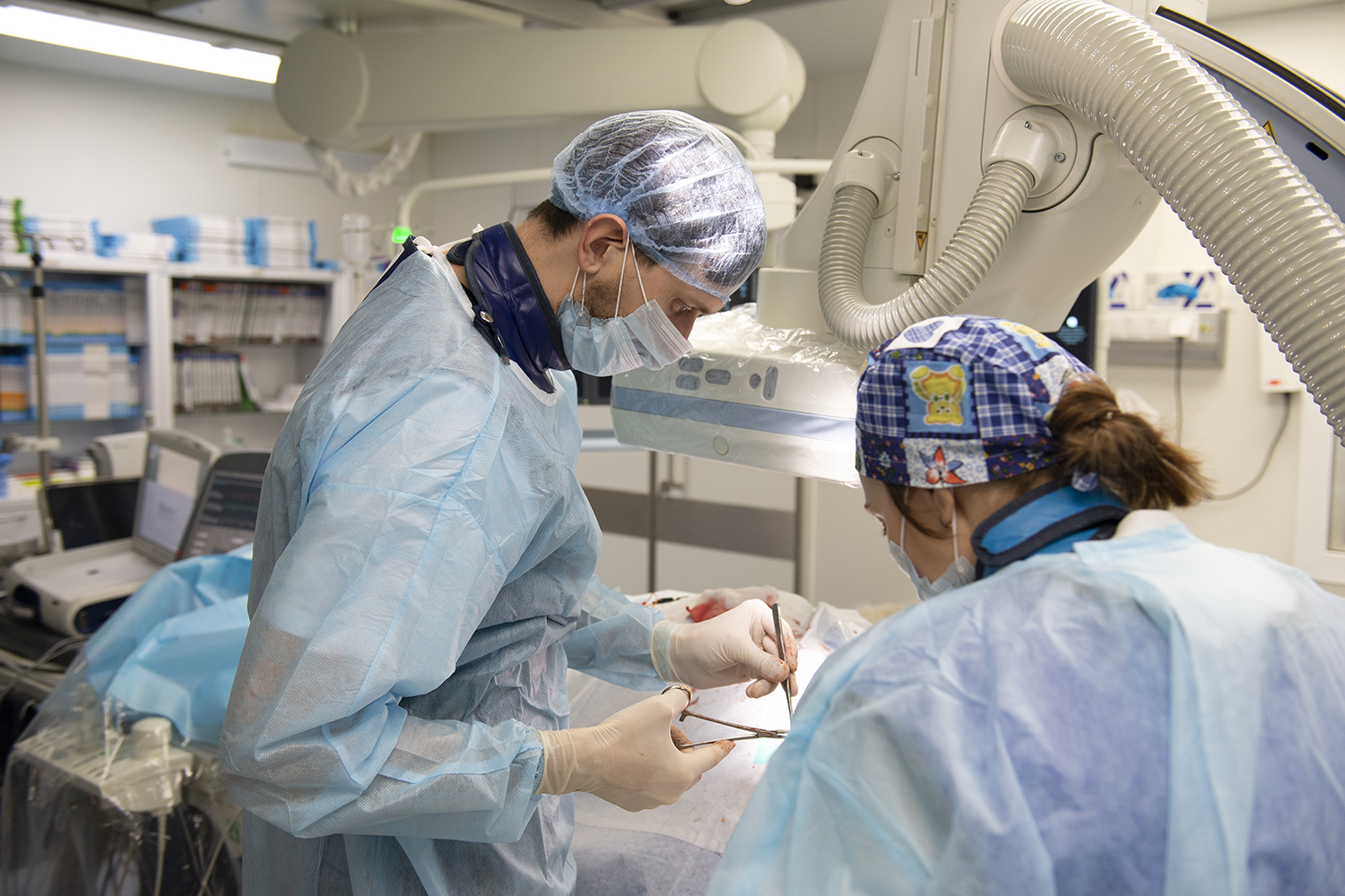 Во время операции