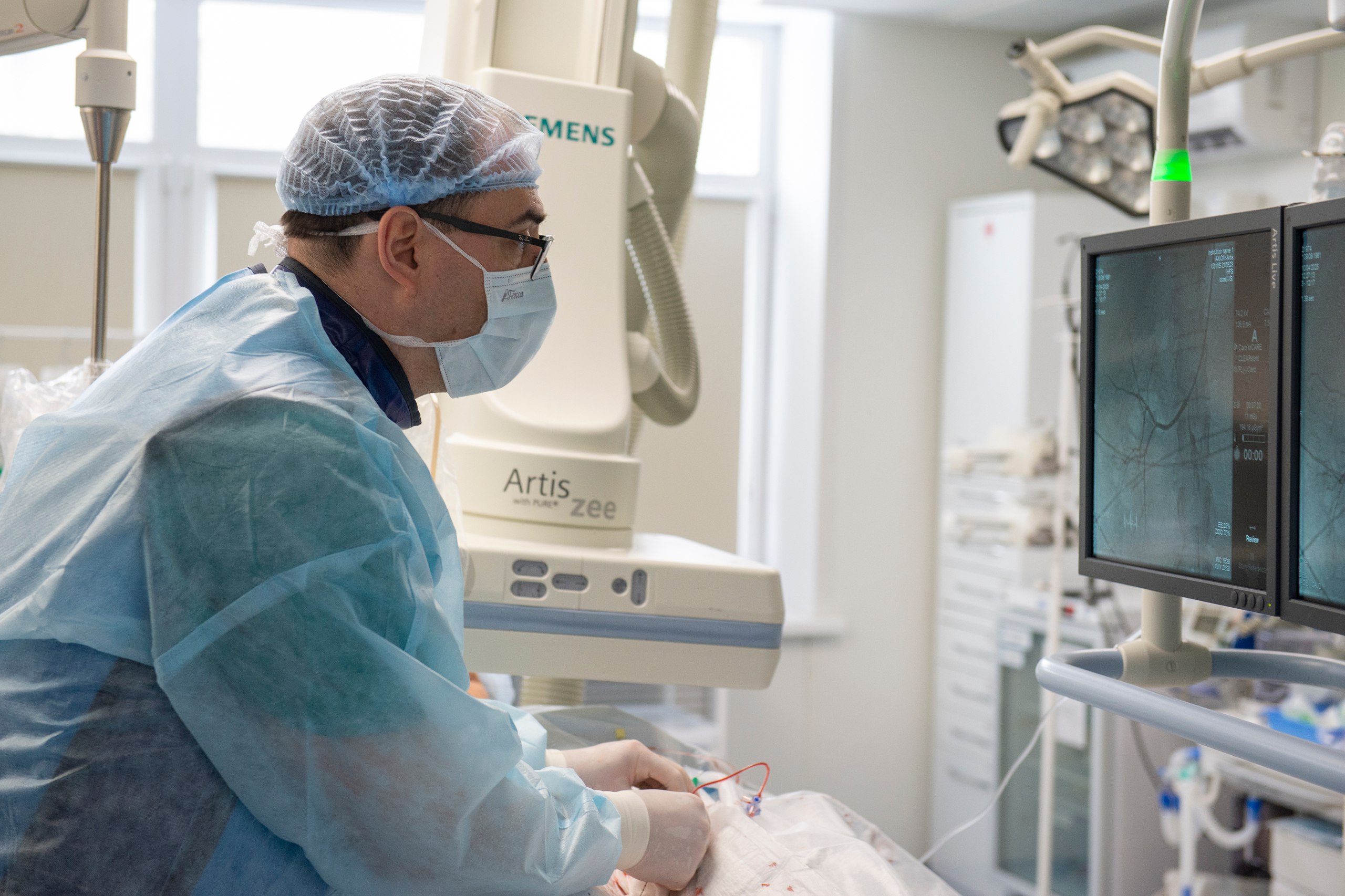 Во время операции