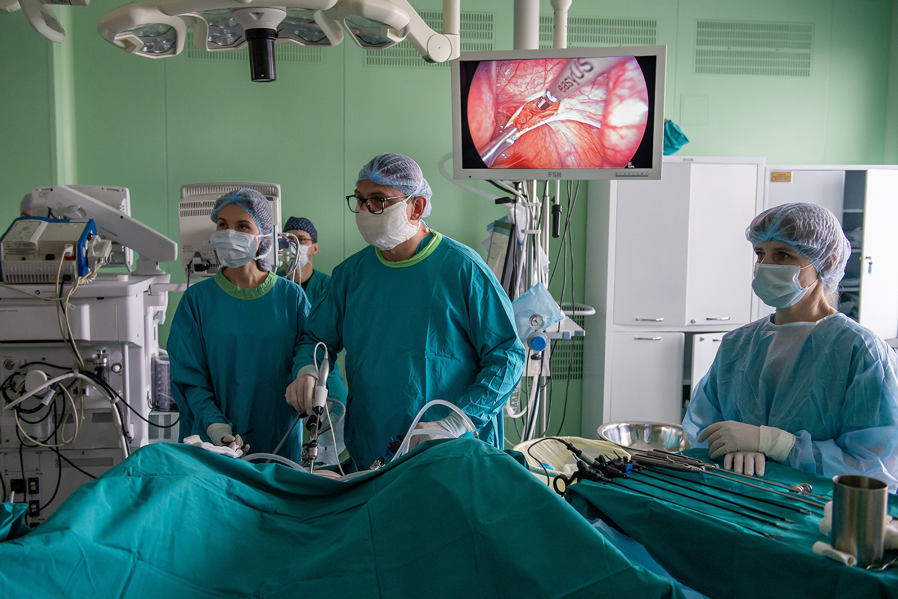 Во время операции