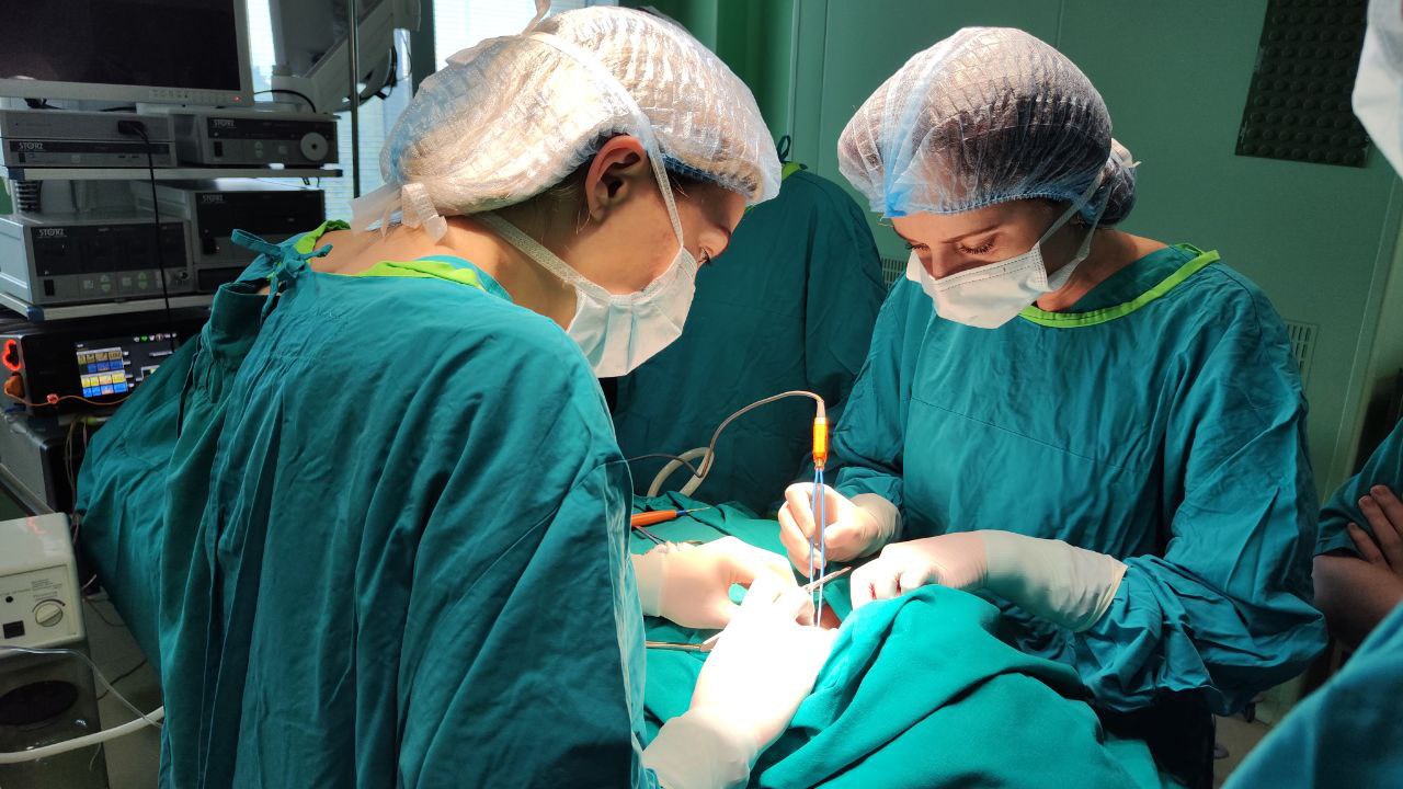 На операции