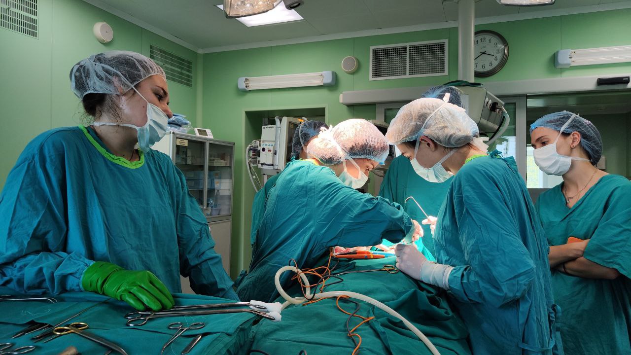 На операции